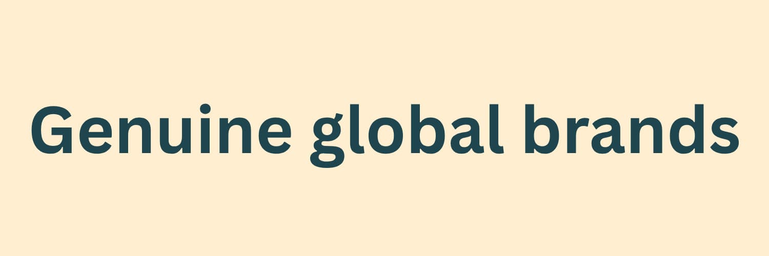 Genuine global brands